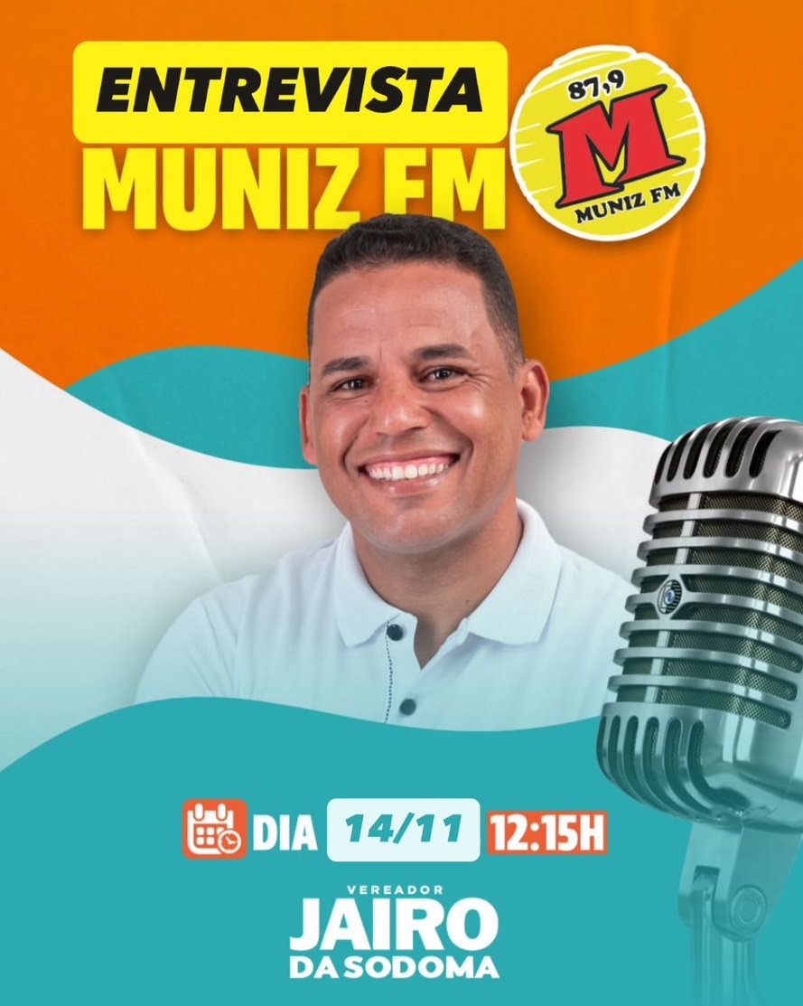 ENTREVISTA COM VEREADOR JAIRO DA SODOMA - 14 11 2025